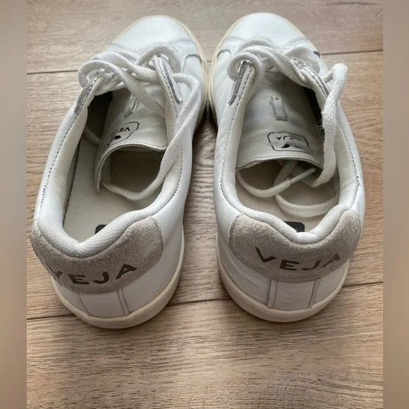 Veja Classic White Lace-Up Sneakers - Picture 5 of 11